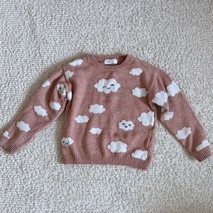 H&M Kids Cloud Sweater - Pink and White